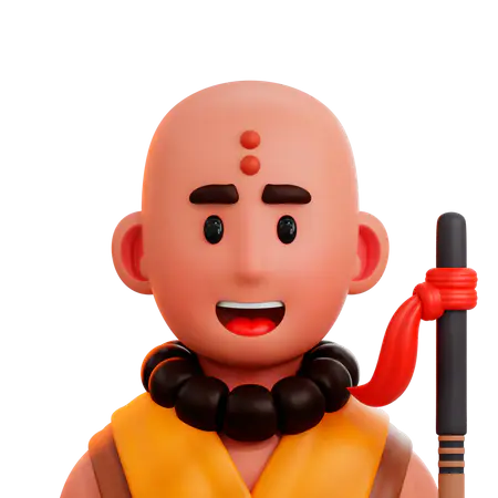 【PNG素材网-png.mixinnet.cn】和尚