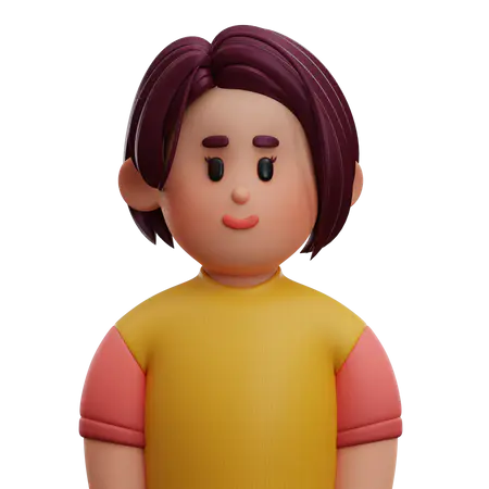 【PNG素材网-png.mixinnet.cn】女孩头像