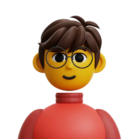 【PNG素材网-png.mixinnet.cn】戴眼镜的人