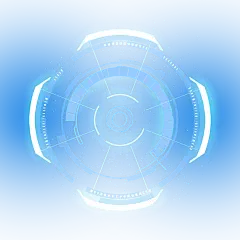 【PNG素材网-png.mixinnet.cn】科技视觉中心特效瞄准点