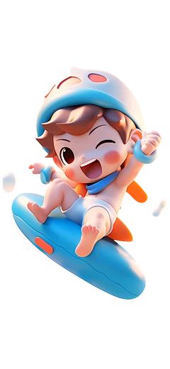 【PNG素材网-png.mixinnet.cn】玩水男孩