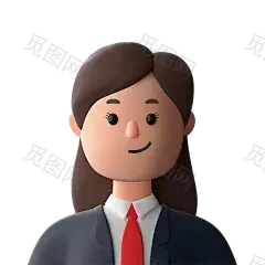 卡通3D人物头像插画模型图商务职业人士创意立体免抠psd设计素材-淘宝网