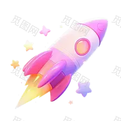 dagu9003_3d_icon_one_cartoon_toy_rocket_3d_llustration_sleek_ga_429fc926-91a4-46b9-b46c-a25a2f4f5181