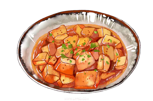 【PNG素材网-png.mixinnet.cn】美食插画PNG图片未命名画板