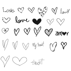 【PNG素材网-png.mixinnet.cn】爱心png @两秒视觉