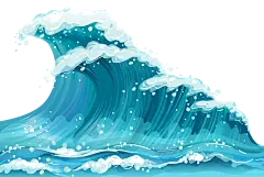 【PNG素材网-png.mixinnet.cn】Sea-Waves-Clipart-1.png (4633×3108)