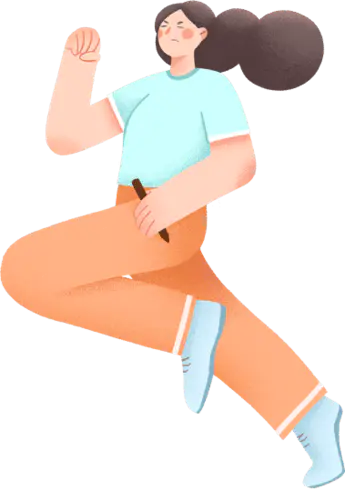 【PNG素材网-png.mixinnet.cn】插画女扁平人物穿搭PNG