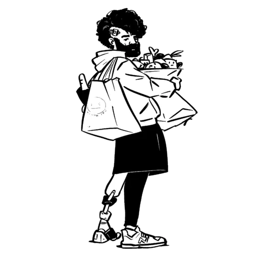 【PNG素材网-png.mixinnet.cn】groceries简洁绘画黑白png元素