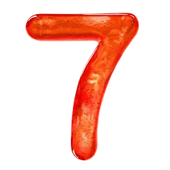 【PNG素材网-png.mixinnet.cn】阿拉伯数字设计 透明png @两秒视觉