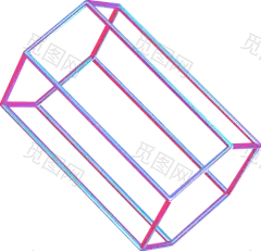 不规则3D立体图形 PNG免抠图