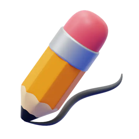【PNG素材网-png.mixinnet.cn】Pencil Tool 3D Icon