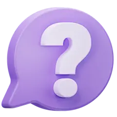 【PNG素材网-png.mixinnet.cn】Help Chat  3D Icon
