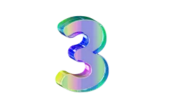 【PNG素材网-png.mixinnet.cn】数字3