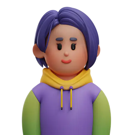 【PNG素材网-png.mixinnet.cn】女孩头像