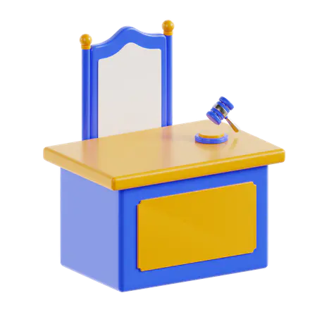 【PNG素材网-png.mixinnet.cn】法官桌