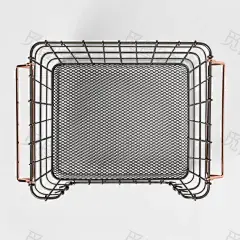 Wire Stackable Basket with Copper Handle Pewter - Threshold&amp;#;8482 : Read reviews and buy Wire S