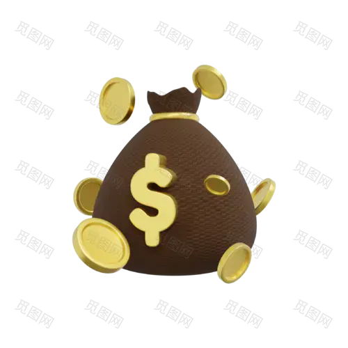 png_moneybag01_01金钱硬币png素材