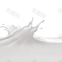 牛奶png 白色牛奶波纹 液体PNG