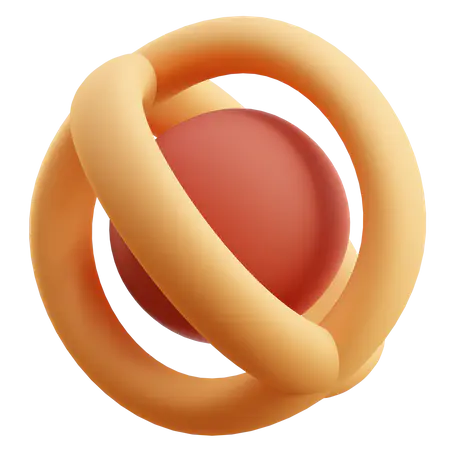 【PNG素材网-png.mixinnet.cn】球环抽象形状