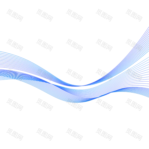 花瓣素材_简约科技蓝色线条曲线_193239368数据线条科技安全盾牌