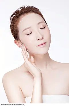 【PNG素材网-png.mixinnet.cn】敷面膜中的美女模特 特写女模特素材 人物 素材@北坤人素材