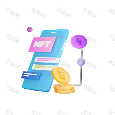 PNG素材：Nft移动应用PNG素材