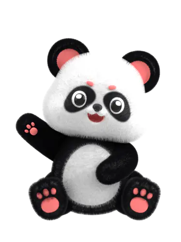 【PNG素材网-png.mixinnet.cn】熊猫动物熊猫PNG图片