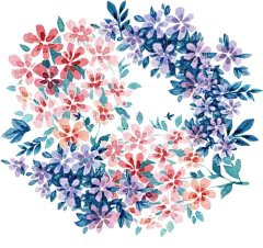 【PNG素材网-png.mixinnet.cn】手绘小碎花
