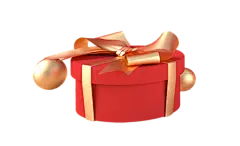 【PNG素材网-png.mixinnet.cn】红色礼盒装饰png (3)