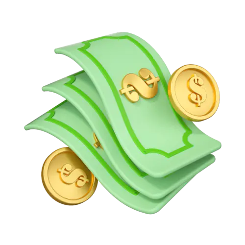 【PNG素材网-png.mixinnet.cn】3d 钱 券PNG 素材 杂七杂八