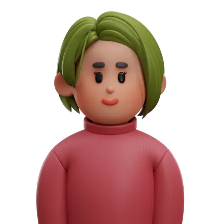 【PNG素材网-png.mixinnet.cn】女孩头像