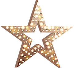 【PNG素材网-png.mixinnet.cn】金属星星