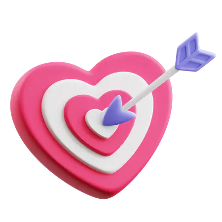 【PNG素材网-png.mixinnet.cn】心脏箭头目标