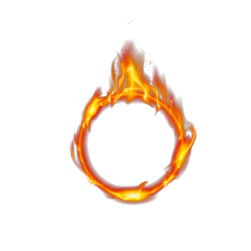 【PNG素材网-png.mixinnet.cn】火圈素材透明图