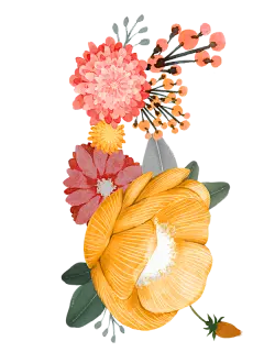 【PNG素材网-png.mixinnet.cn】手绘鲜花花卉免抠_PNG：