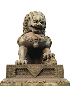 【PNG素材网-png.mixinnet.cn】石狮子源文件@艺鱼视觉