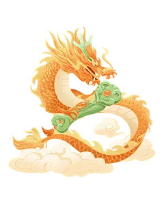 【PNG素材网-png.mixinnet.cn】卡通龙 (76)