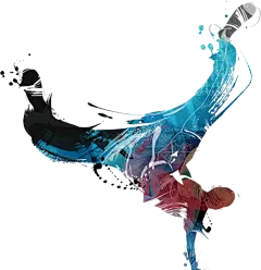 【PNG素材网-png.mixinnet.cn】舞字 跳舞