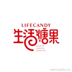 【PNG素材网-png.mixinnet.cn】生活糖果网站Logo设计