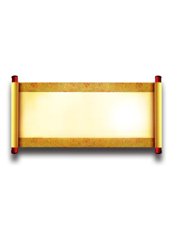 【PNG素材网-png.mixinnet.cn】卷轴金黄色卷轴png图片元素