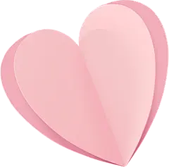 【PNG素材网-png.mixinnet.cn】爱心折纸
