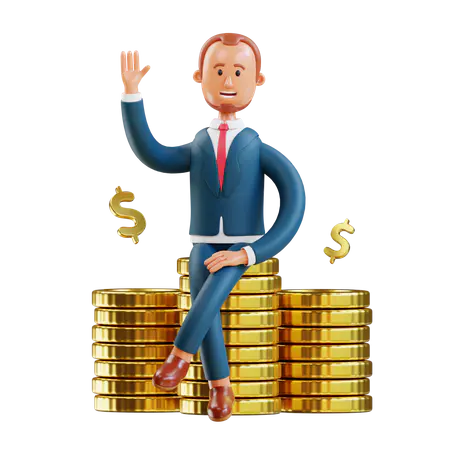 【PNG素材网-png.mixinnet.cn】富有的商人