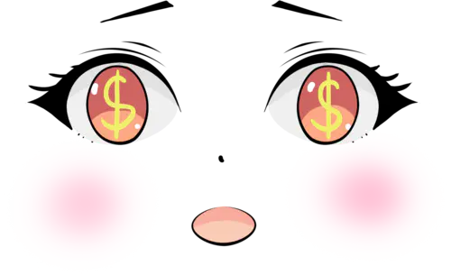 【PNG素材网-png.mixinnet.cn】卡通表情符号汗腮红耳朵生气眼睛嘴巴 贴纸照片免抠PNG素材图 (1033)
