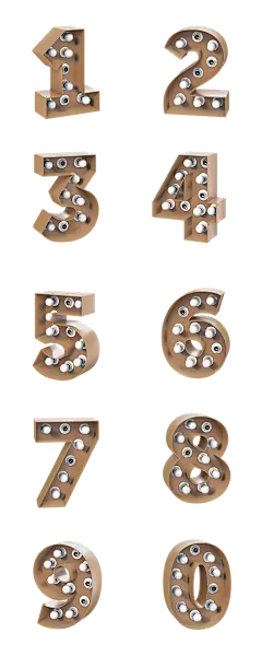 【PNG素材网-png.mixinnet.cn】阿拉伯数字设计 透明png @两秒视觉