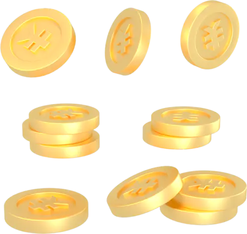 【PNG素材网-png.mixinnet.cn】金币金钱硬币png素材