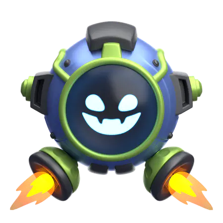 【PNG素材网-png.mixinnet.cn】可怕的机器人