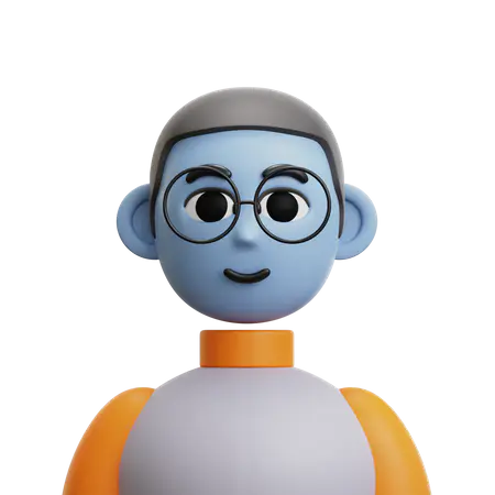 【PNG素材网-png.mixinnet.cn】戴眼镜的人