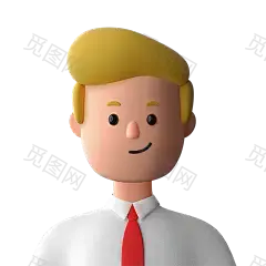 卡通3D人物头像插画模型图商务职业人士创意立体免抠psd设计素材-淘宝网