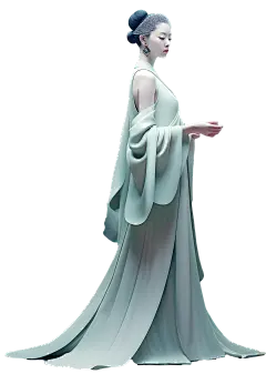 【PNG素材网-png.mixinnet.cn】古风模特#中式模特#美女#PNG