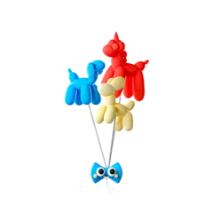 【PNG素材网-png.mixinnet.cn】Animal Balloons 3D Icon